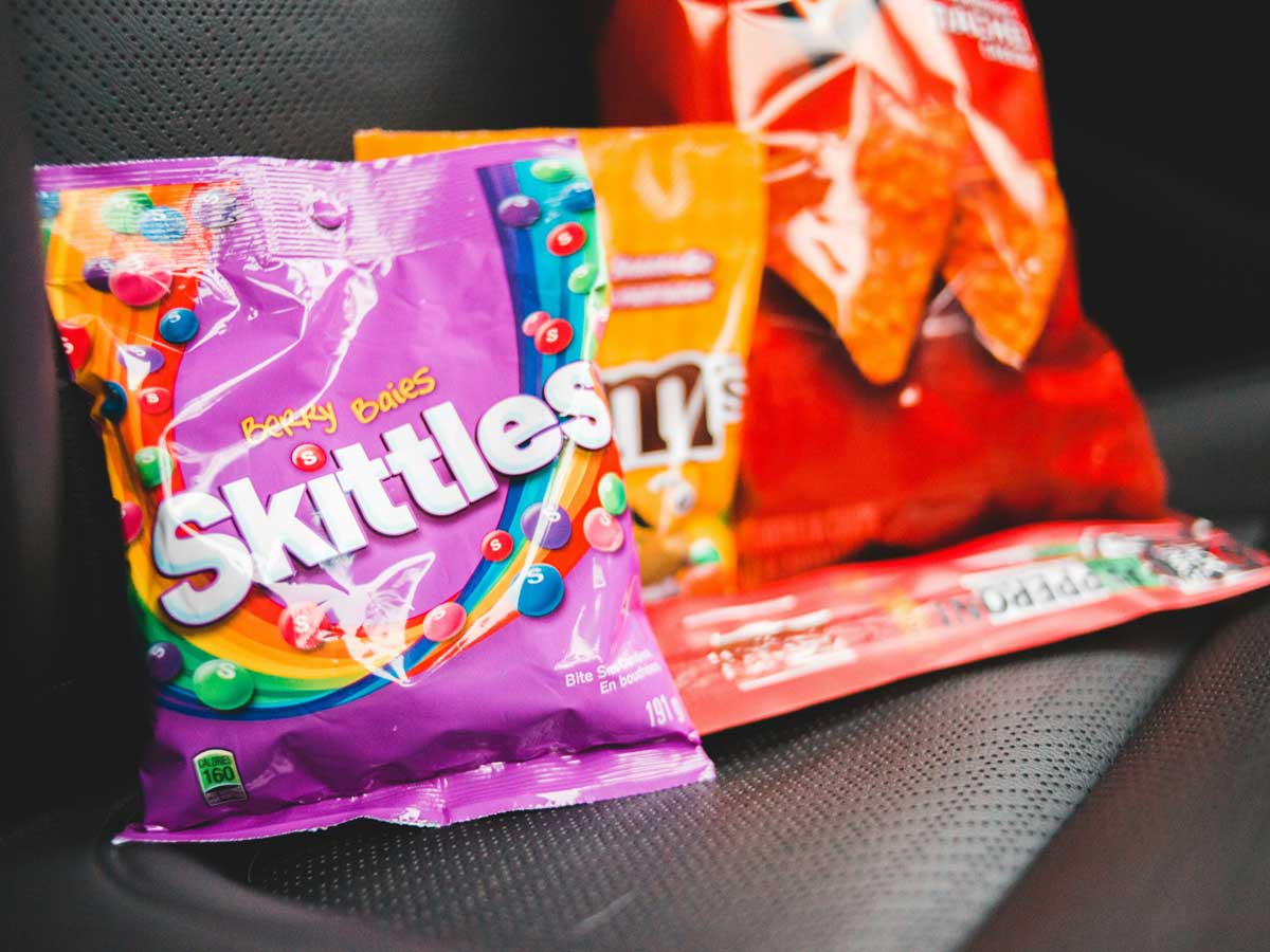 Stocking up on supplies before the drive to Glen Dessary