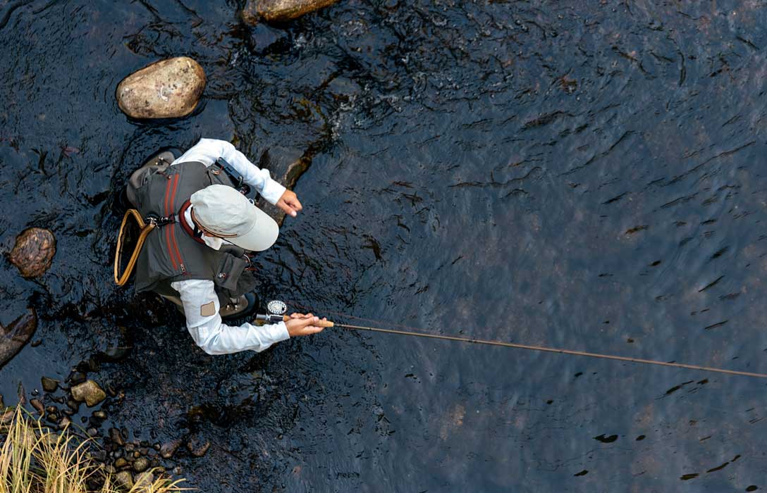 Fly fishing with a ghillie at Glen Dessary