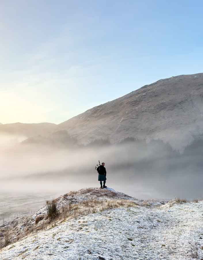Piping workshop in the Scottish Highlands